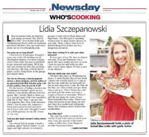 Newsday article Who's Cooking 002 paint png